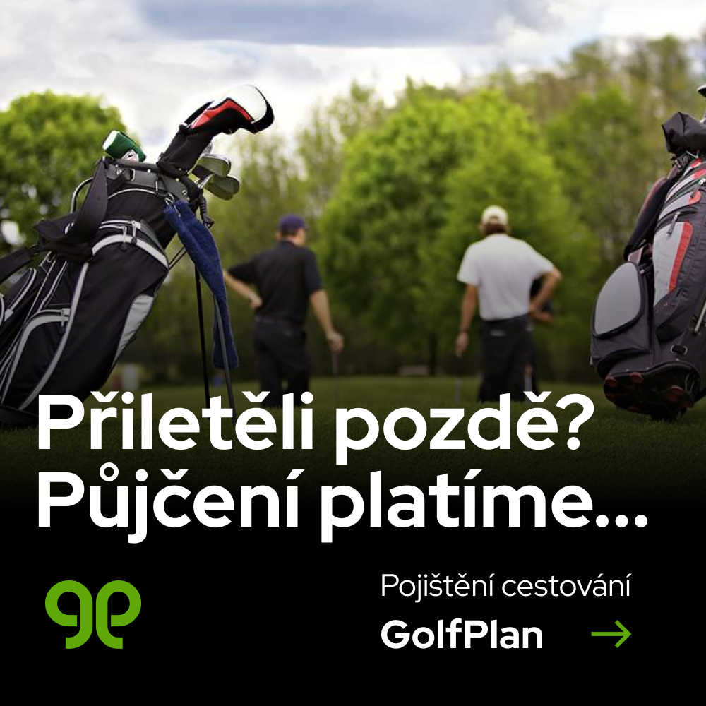 GolfPlan pojištění 14 - Zapůjčení golfového vybavení při poškození v cizině